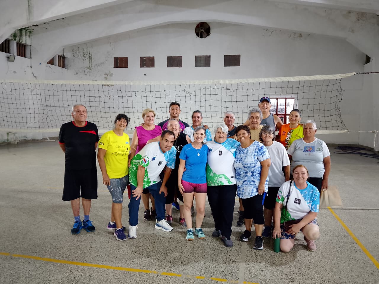 Iniciaron las prácticas de Newcom para personas mayores en el Polifuncional